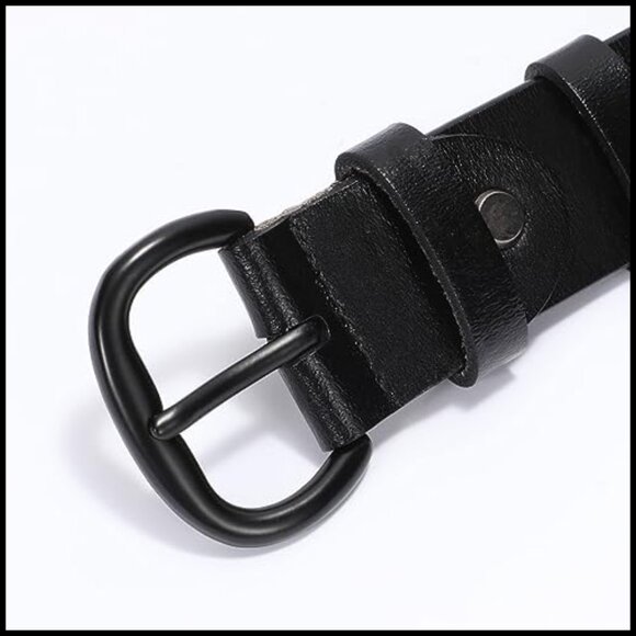 Leather Belt with Pin Buckle for Jeans Pants Dresses main image 5